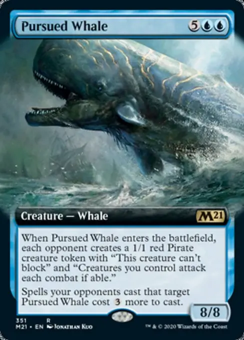Pursued Whale (Extended Art) [Core Set 2021] 1