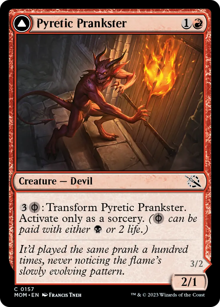 Pyretic Prankster // Glistening Goremonger [March Of The Machine] 1