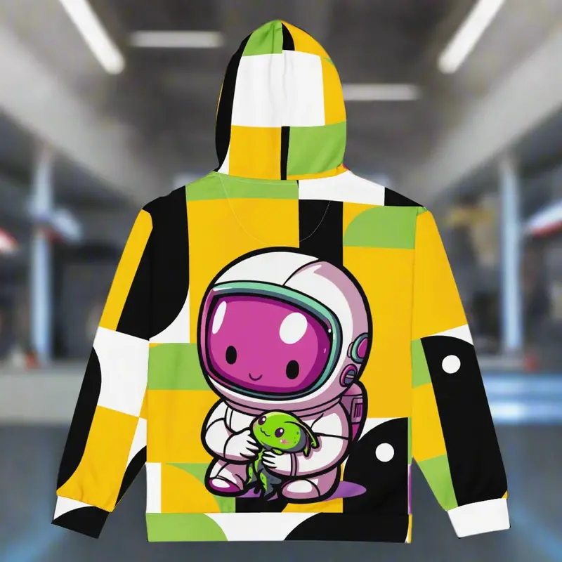 Quasar The Star Explorer - Unisex All-Over Print Zip Hoodie 1