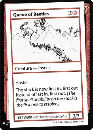 Queue Of Beetles [Mystery Booster Playtest Cards] 1