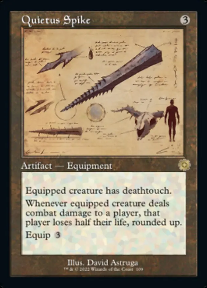 Quietus Spike (Retro Schematic) [The Brothers' War Retro Artifacts] 1