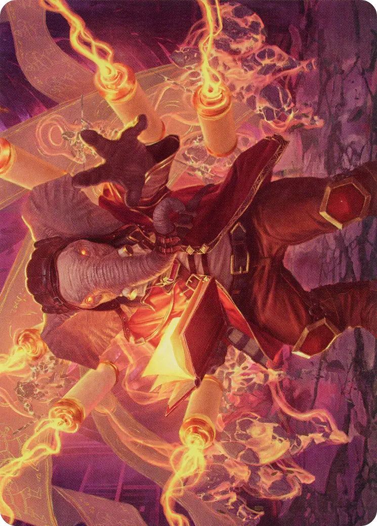 Quintorius, Loremaster Art Card (52) [March Of The Machine Art Series] 1