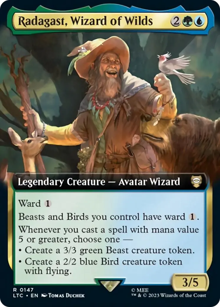 Radagast, Wizard Of Wilds (Extended Art) [The Lord Of The Rings: Tales Of Middle-Earth Commander] 1