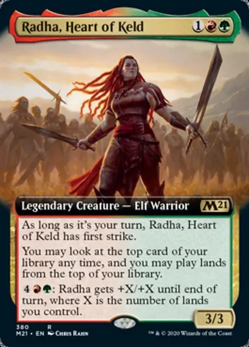 Radha, Heart Of Keld (Extended Art) [Core Set 2021] 1