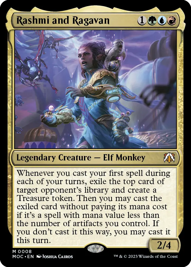 Rashmi And Ragavan [March Of The Machine Commander] 1