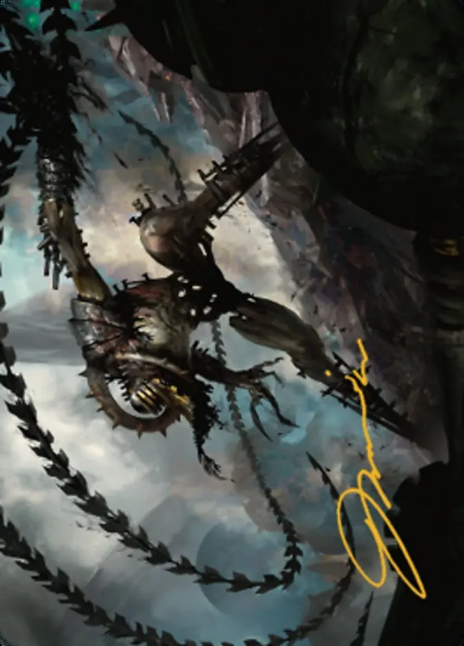 Razorlash Transmogrant Art Card (Gold-Stamped Signature) [The Brothers' War Art Series] 1