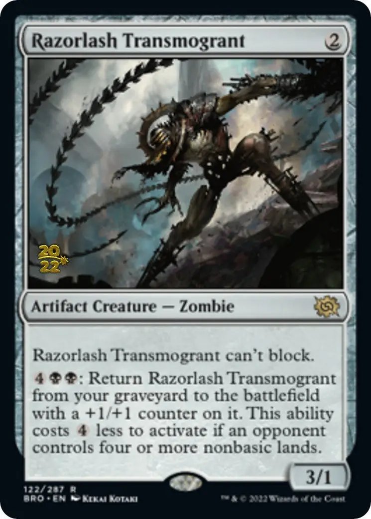 Razorlash Transmogrant [The Brothers' War: Prerelease Promos] 1