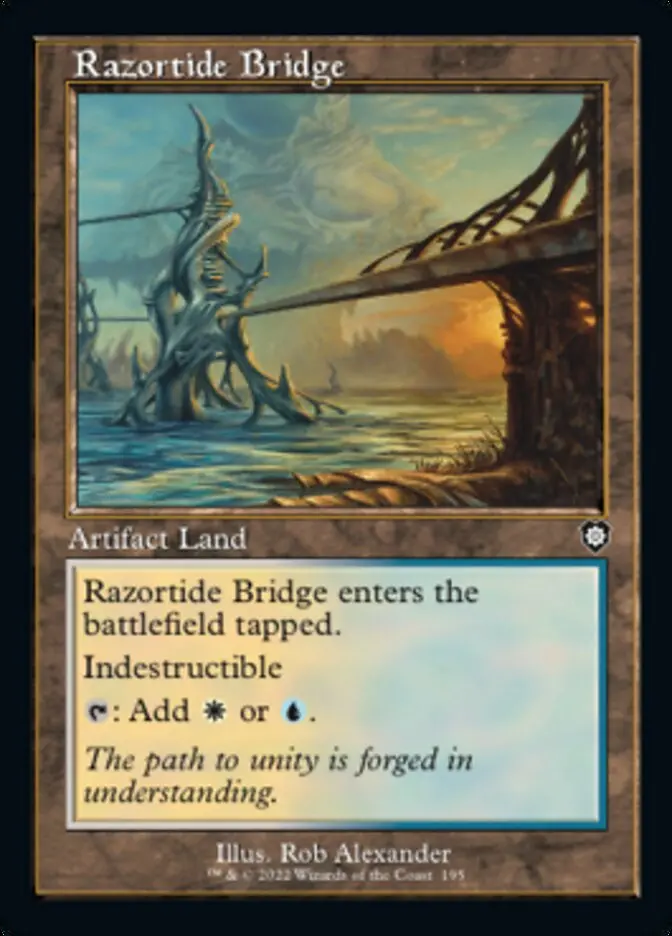 Razortide Bridge (Retro) [The Brothers' War Commander] 1