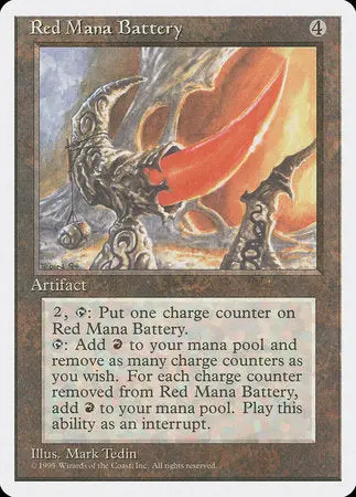 Red Mana Battery [Fourth Edition] 1