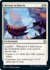 Retreat To Emeria [Commander: Zendikar Rising] 1