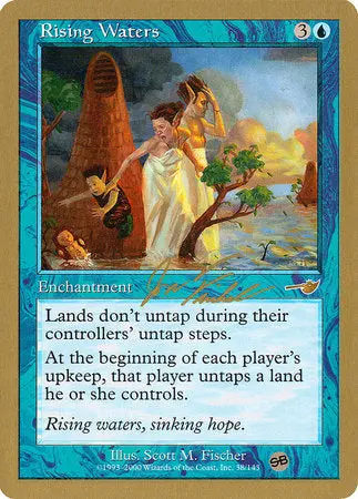 Rising Waters - 2000 Jon Finkel (Nms) (Sb) [World Championship Decks 2000] 1