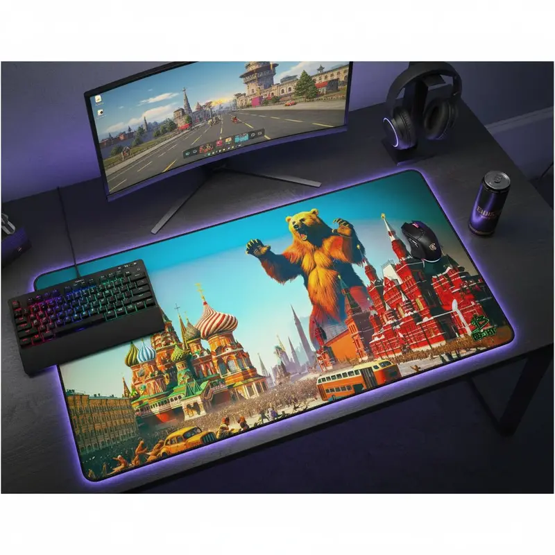 Roar Over Red Square – Desk Mat 3