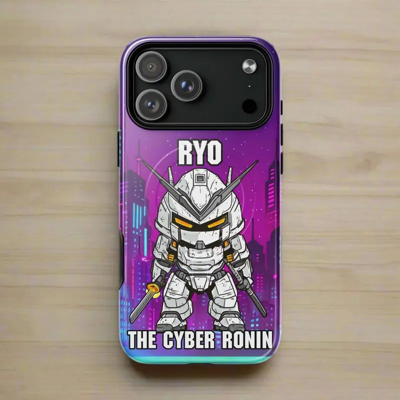 Ryo The Cyber Ronin - Magsafe Tough Case For Iphone 17 7