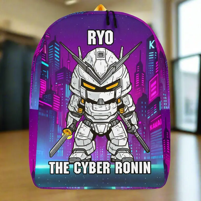 Ryo The Cyber Ronin - Minimalist Backpack 1