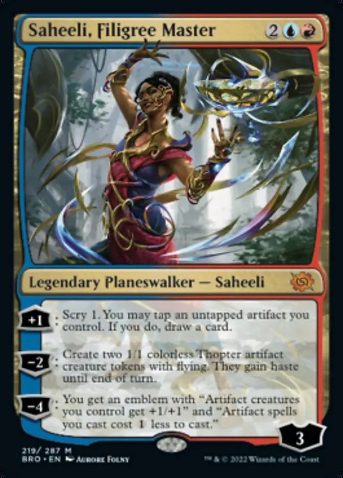 Saheeli, Filigree Master [The Brothers' War] 1