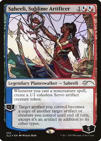 Saheeli, Sublime Artificer (Stained Glass) [Secret Lair Drop Promos] 1