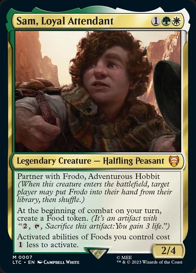Sam, Loyal Attendant [The Lord Of The Rings: Tales Of Middle-Earth Commander] 1