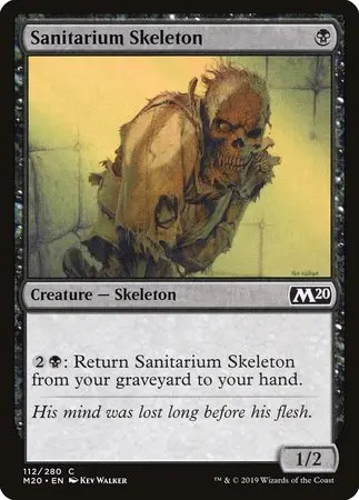 Sanitarium Skeleton [Core Set 2020] 1