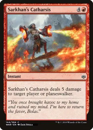 Sarkhan's Catharsis [War Of The Spark] 1
