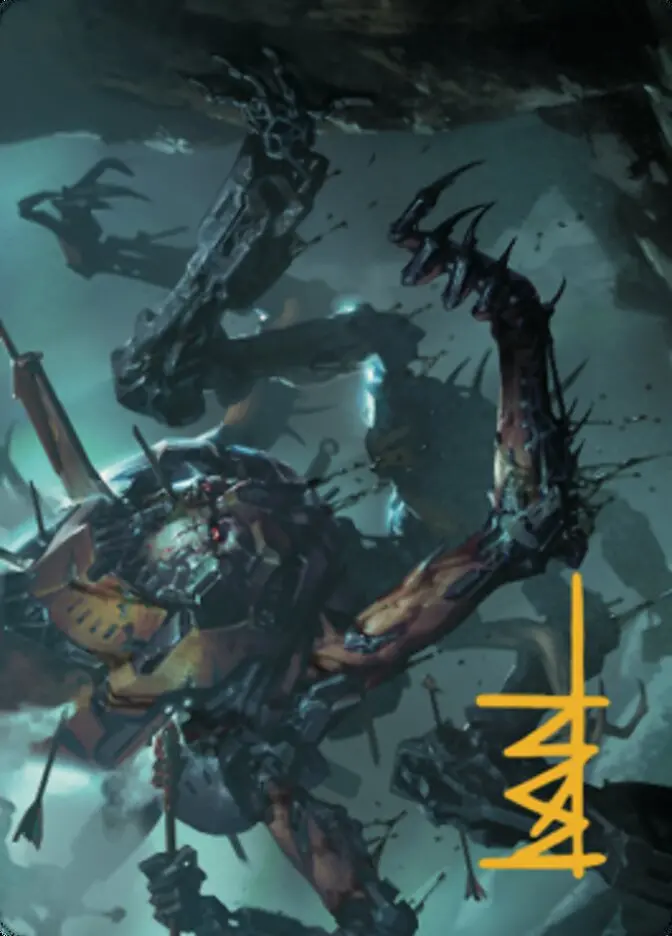Scrapwork Rager Art Card (Gold-Stamped Signature) [The Brothers' War Art Series] 1