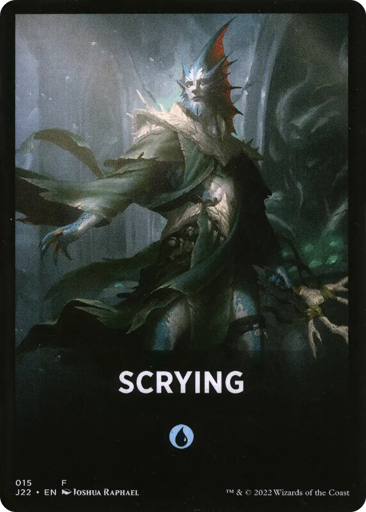Scrying Theme Card [Jumpstart 2022 Front Cards] 1