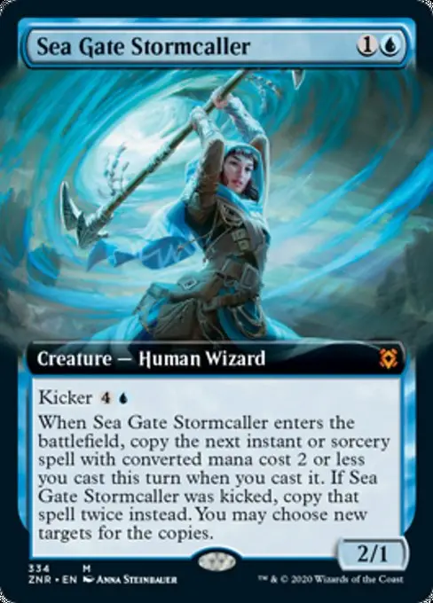 Sea Gate Stormcaller (Extended Art) [Zendikar Rising] 1