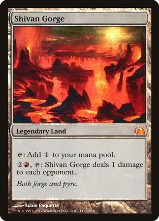 Shivan Gorge [From The Vault: Realms] 1