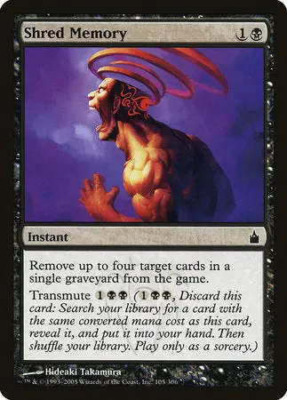 Shred Memory [Ravnica: City Of Guilds] 1