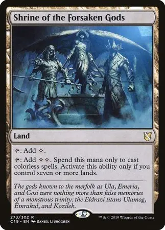 Shrine Of The Forsaken Gods [Commander 2019] 1