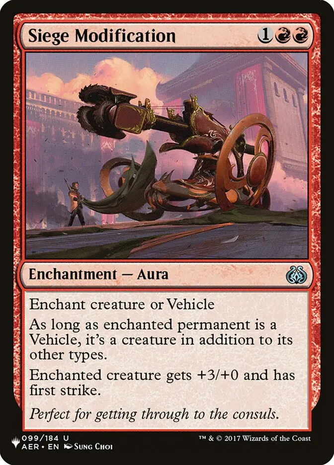 Siege Modification [The List] 1