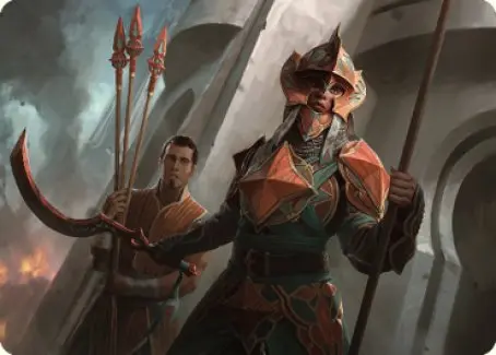 Siege Veteran Art Card [The Brothers' War Art Series] 1