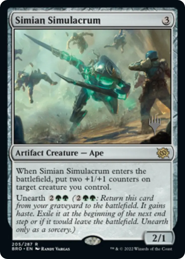 Simian Simulacrum (Promo Pack) [The Brothers' War Promos] 1