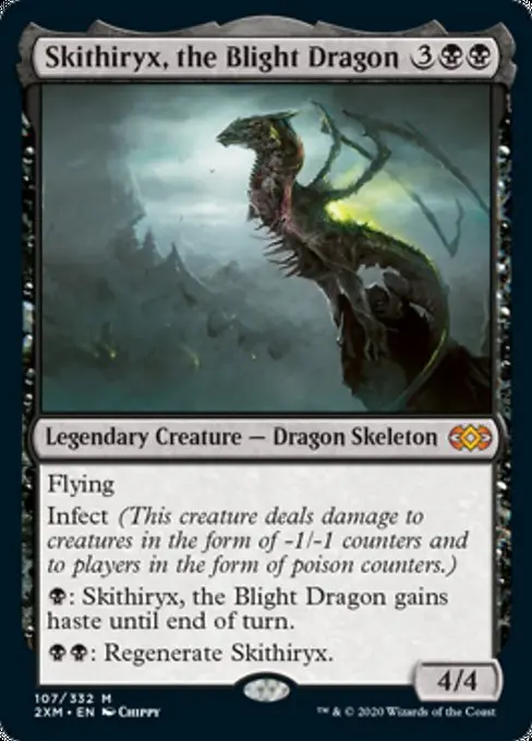 Skithiryx, The Blight Dragon [Double Masters] 1