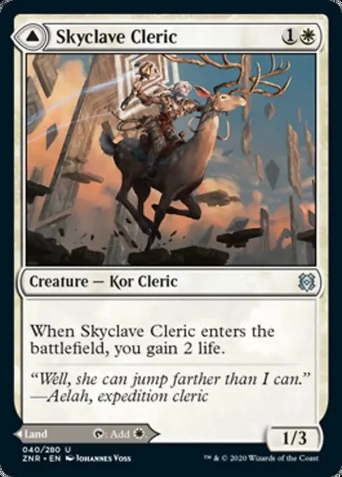 Skyclave Cleric // Skyclave Basilica [Zendikar Rising] 1