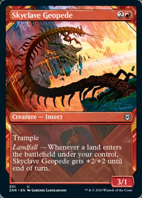 Skyclave Geopede (Showcase) [Zendikar Rising] 1