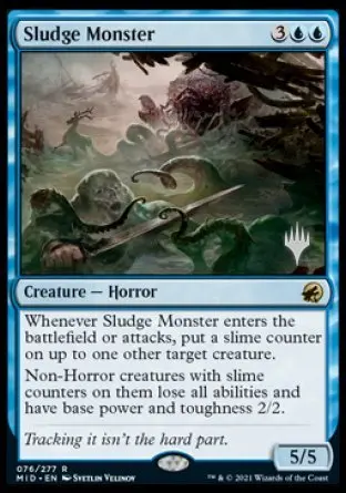 Sludge Monster (Promo Pack) [Innistrad: Midnight Hunt Promos] 1