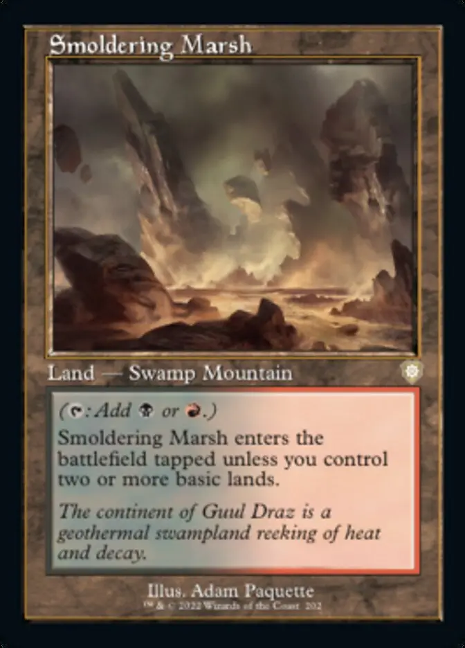 Smoldering Marsh (Retro) [The Brothers' War Commander] 1