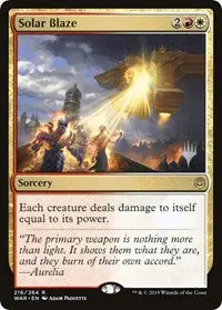 Solar Blaze [Promo Pack: Throne Of Eldraine] 1