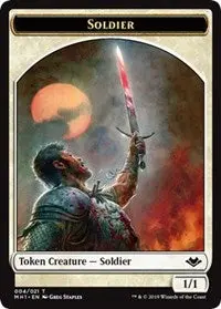 Soldier (004) // Emblem - Wrenn And Six (021) Double-Sided Token [Modern Horizons] 1
