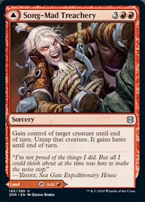 Song-Mad Treachery // Song-Mad Ruins [Zendikar Rising] 1
