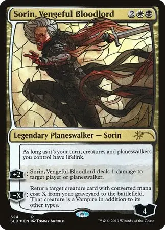 Sorin, Vengeful Bloodlord (Stained Glass) [Secret Lair Drop Promos] 1