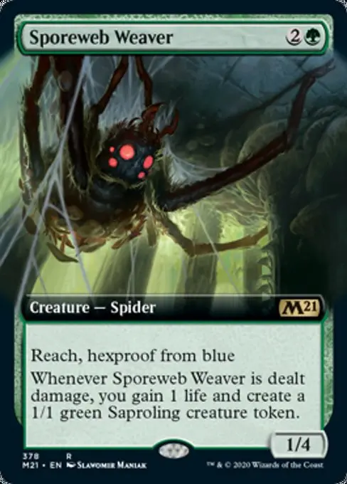 Sporeweb Weaver (Extended Art) [Core Set 2021] 1