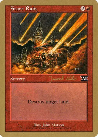 Stone Rain - 2000 Janosch Kuhn (6Ed) [World Championship Decks 2000] 1