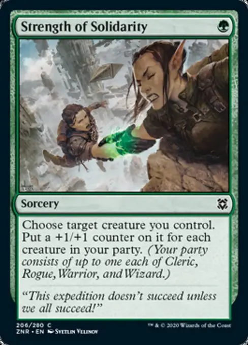 Strength Of Solidarity [Zendikar Rising] 1