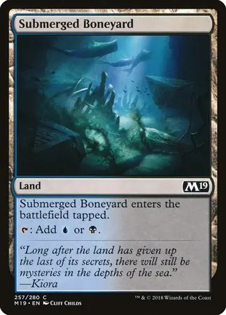 Submerged Boneyard [Core Set 2019] 1