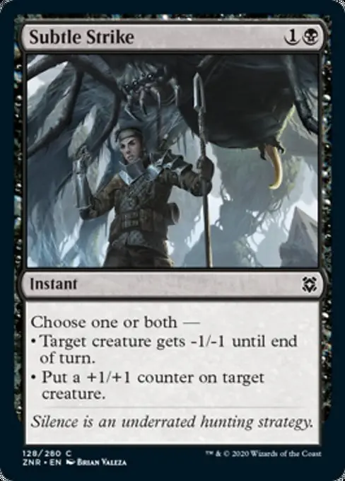 Subtle Strike [Zendikar Rising] 1
