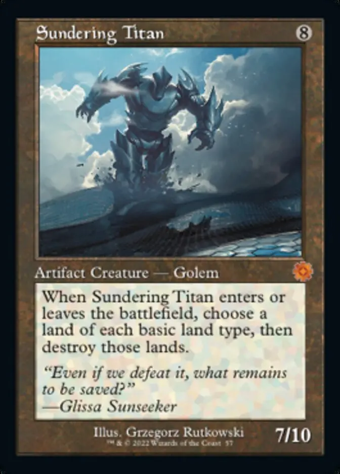 Sundering Titan (Retro) [The Brothers' War Retro Artifacts] 1