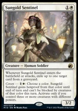 Sungold Sentinel (Promo Pack) [Innistrad: Midnight Hunt Promos] 1