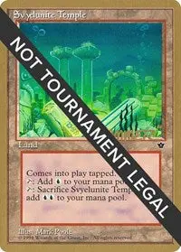 Svyelunite Temple - 1996 Shawn "Hammer" Regnier (Fem) [World Championship Decks] 1