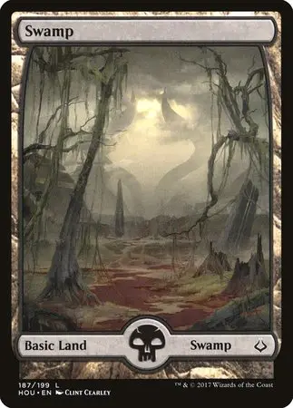 Swamp (187) - Full Art [Hour Of Devastation] 1